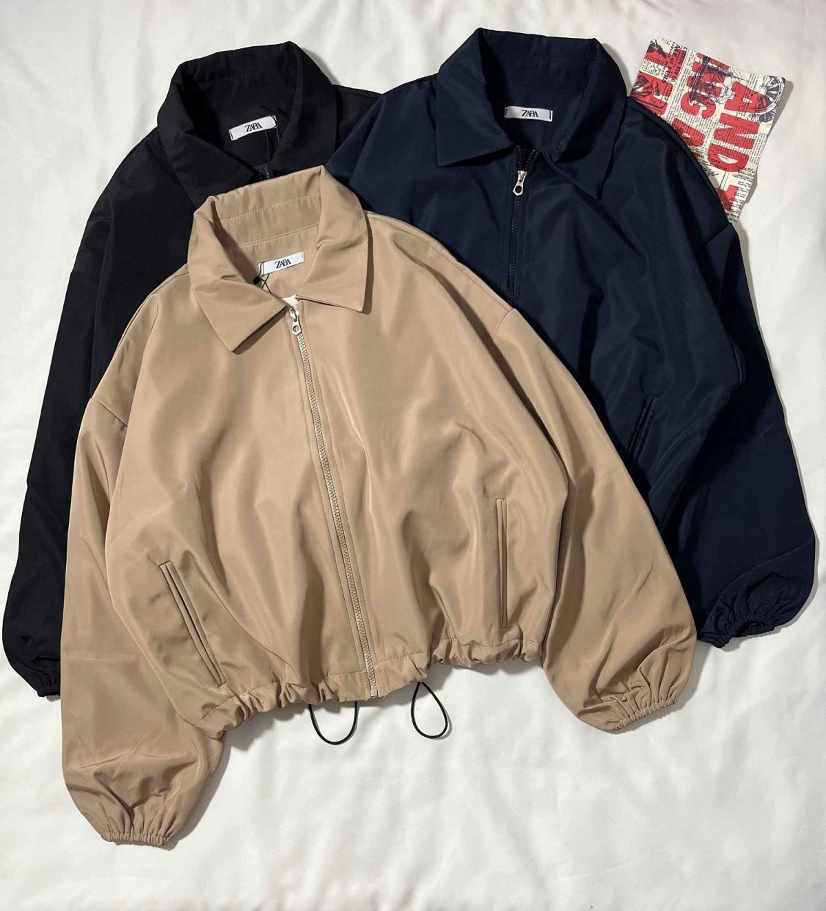 بامبر سانتانا داخل آستر دوجیب زیپدار(3372) - Image 3