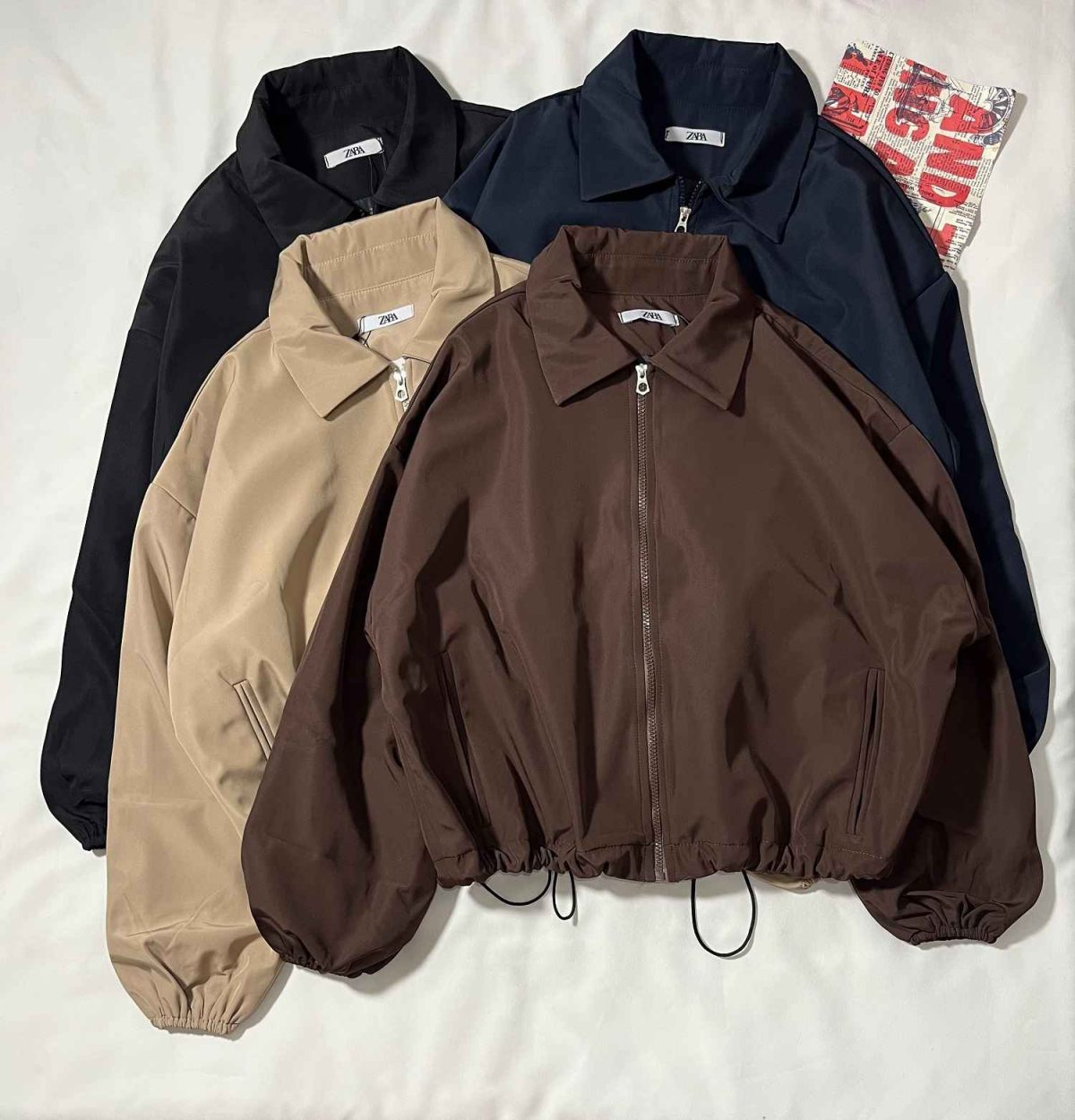 بامبر سانتانا داخل آستر دوجیب زیپدار(3372) - Image 2