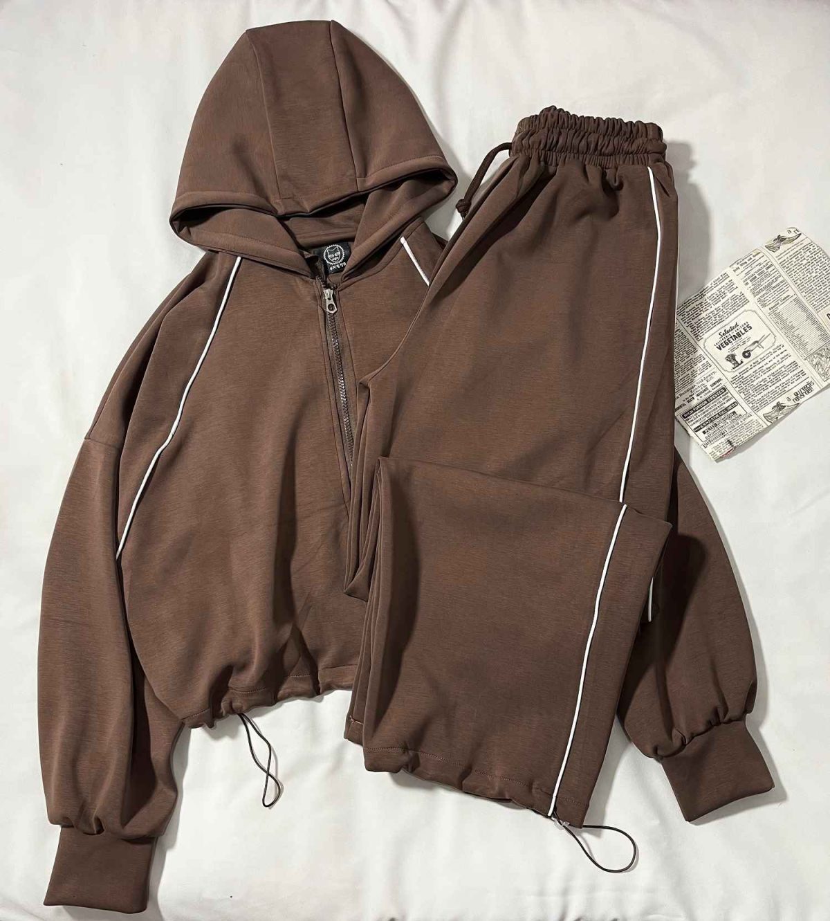 ست سویشرت و شلوار مغزی دوزی اویشو(3355) - Image 4