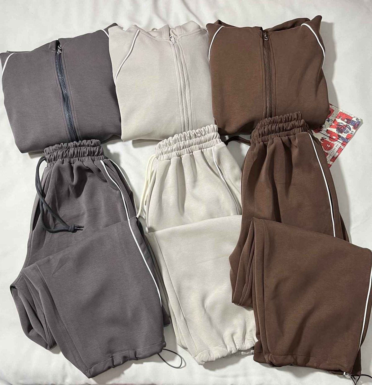 ست سویشرت و شلوار مغزی دوزی اویشو(3355) - Image 7