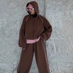 ست سویشرت و شلوار مغزی دوزی اویشو(3355)