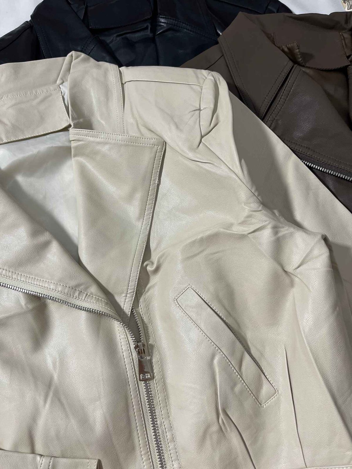 کت چرم وارداتی(3356) - Image 4