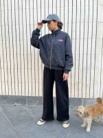 سویشرت سنگشور دبل زیپ زارا اورجینال سه نخ داخل کرک وارداتی(3361) - Image 4