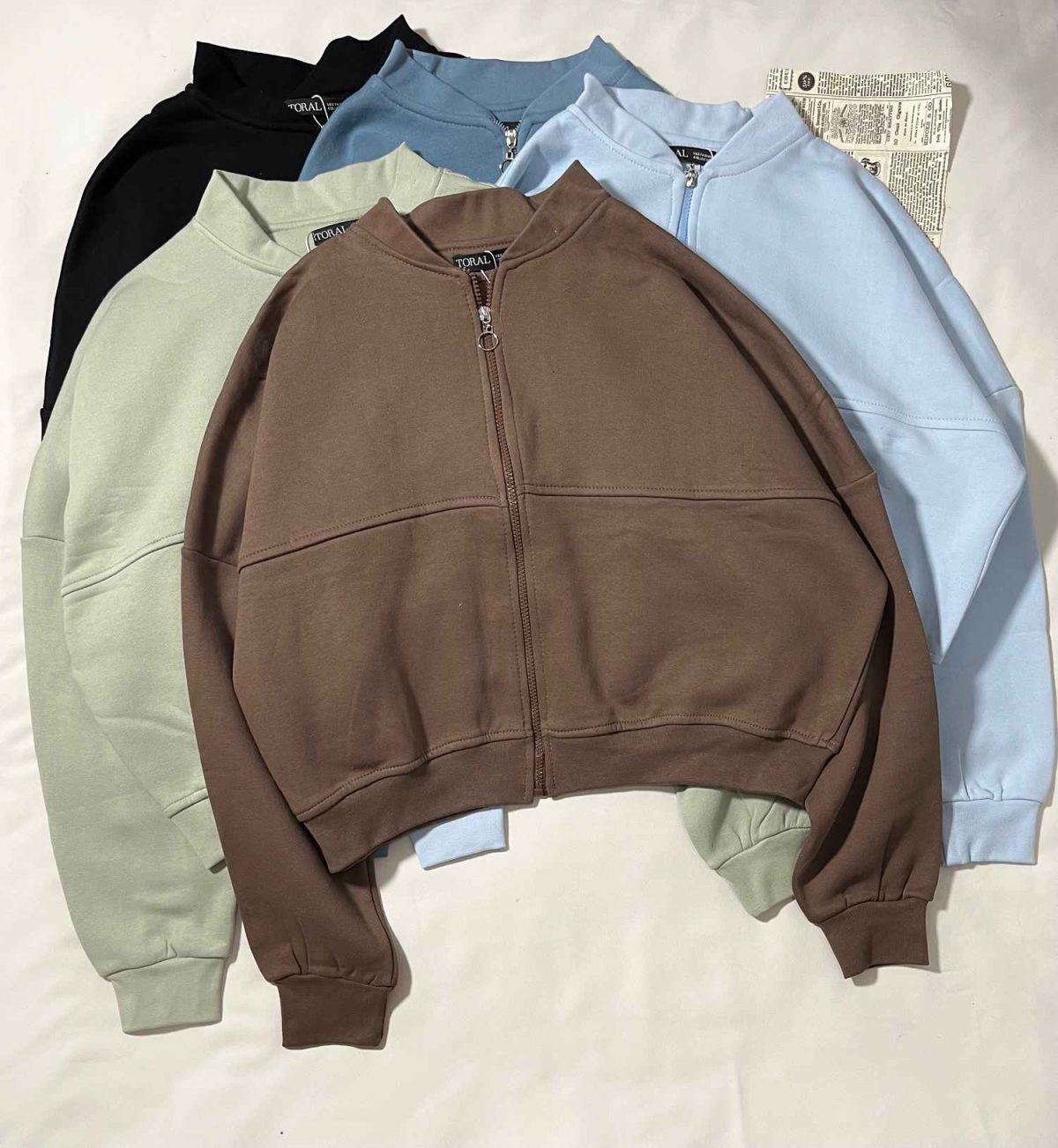 سویشرت ساده دورس سه نخ داخل کرک(3364) - Image 6