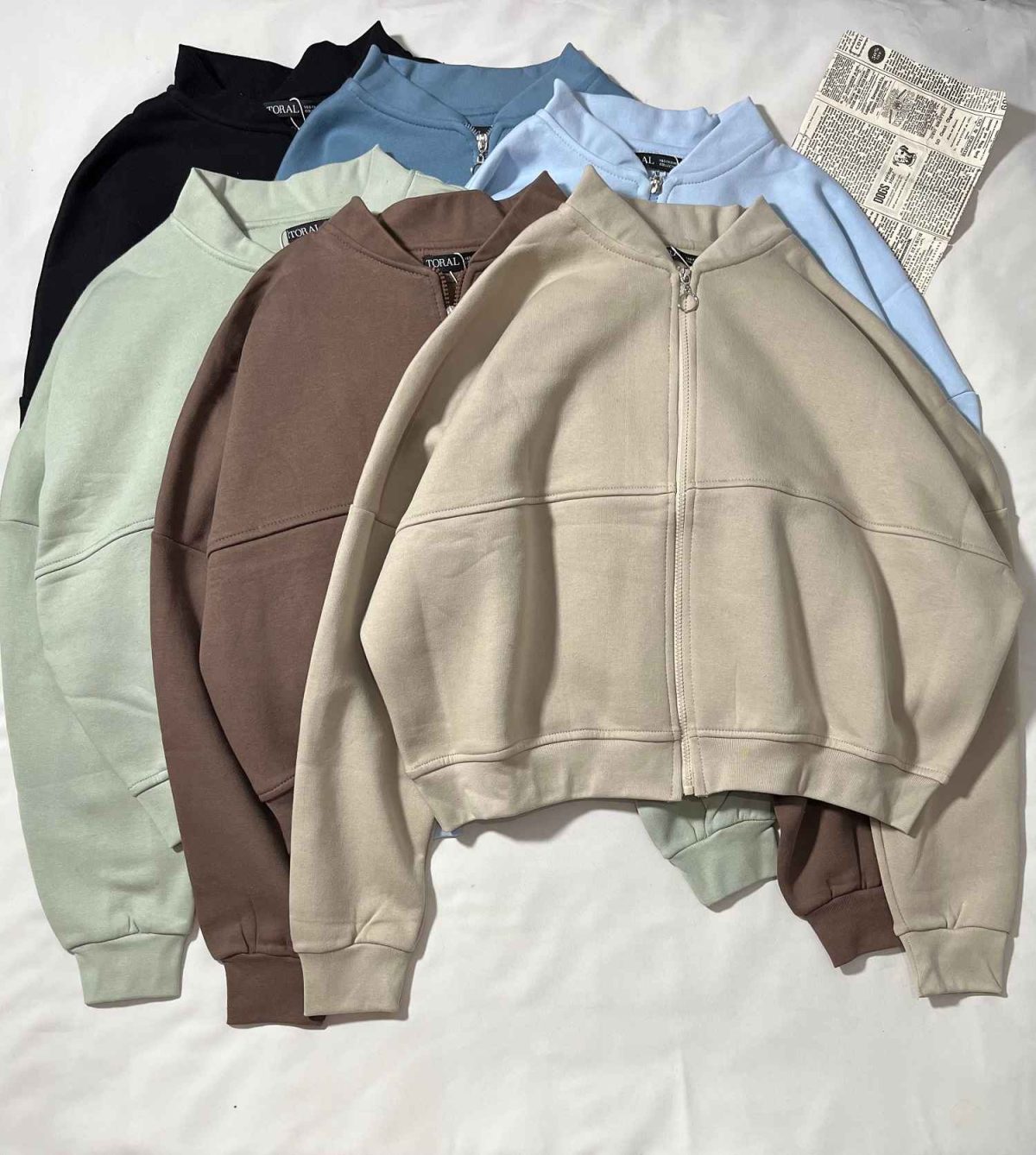 سویشرت ساده دورس سه نخ داخل کرک(3364) - Image 5