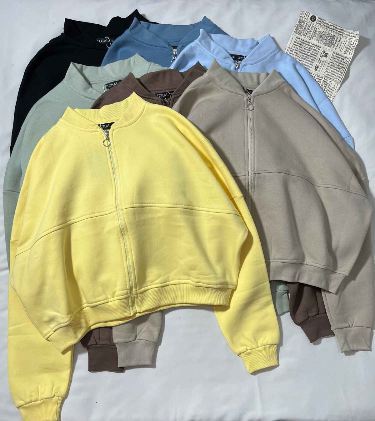 سویشرت ساده دورس سه نخ داخل کرک(3364) - Image 4