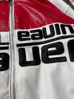 جکت ریسینگ چرم گلدوزی شده آستردار(3369) - Image 8