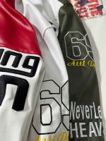 جکت ریسینگ چرم گلدوزی شده آستردار(3369) - Image 9