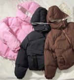 کاپشن پفی باکسی کلاهدار(3376) - Image 6