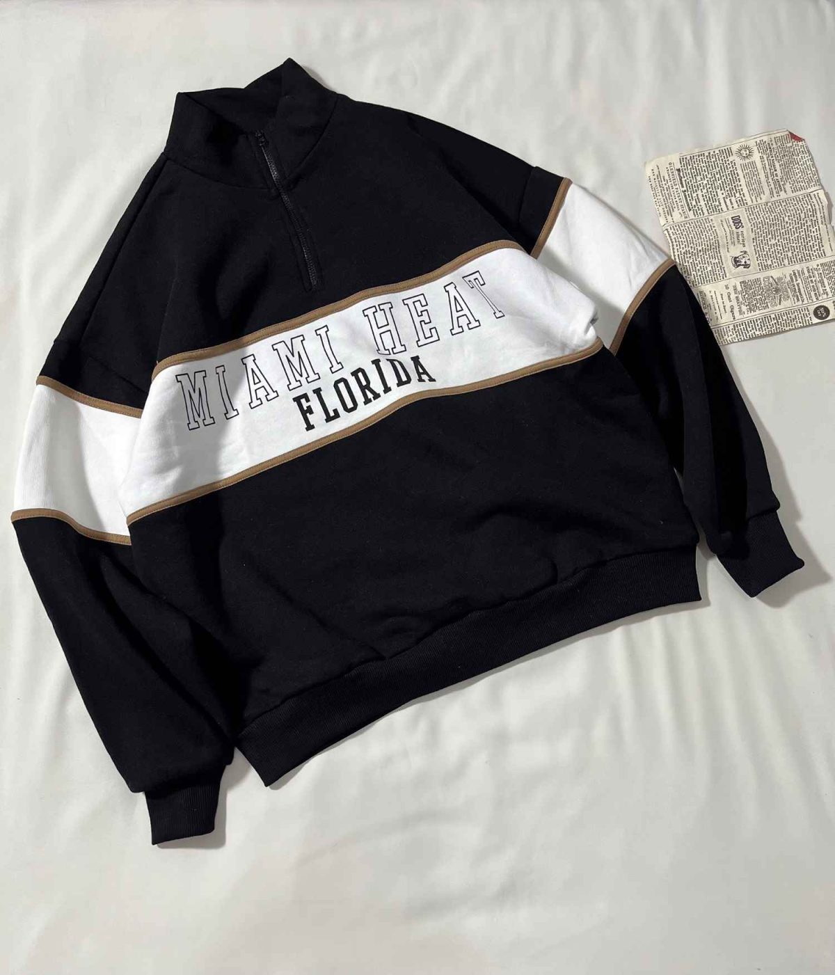 دورس نیم زیپ اورجینال وارداتی سه نخ داخل کرک(3378) - Image 3