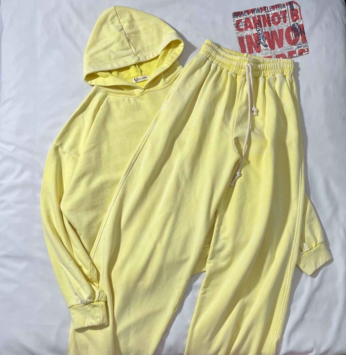 ست سنگشور هودی و جاگربگ سه نخ بدون کرک(3379) - Image 6