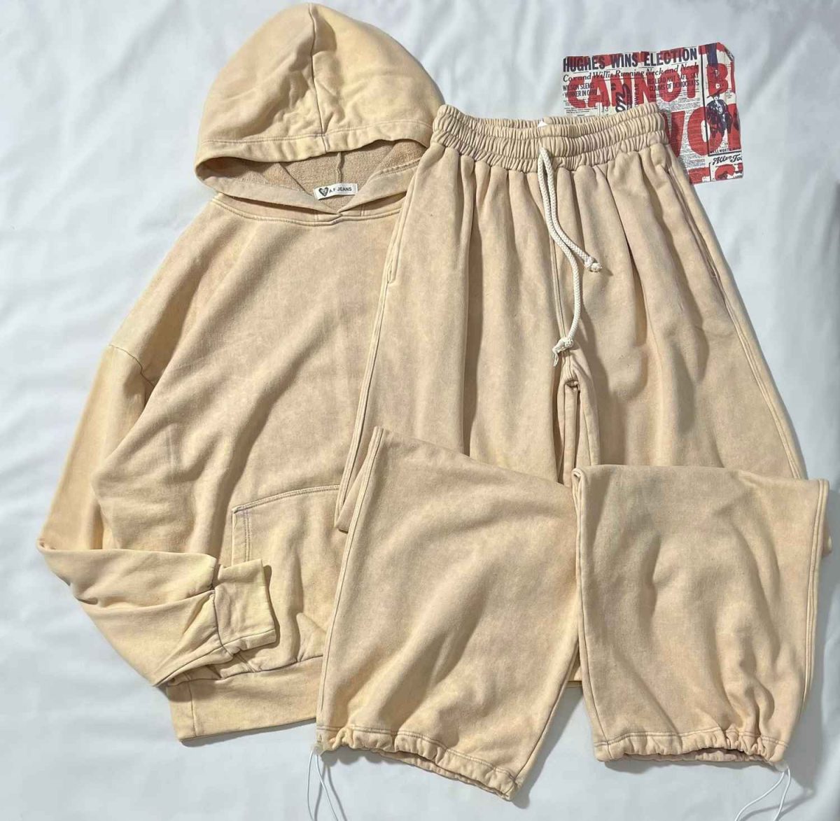 ست سنگشور هودی و جاگربگ سه نخ بدون کرک(3379) - Image 7