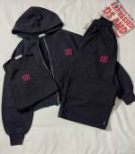 ست سه تیکه بگ جاگرشو کراپ و سویشرت سنگشور دورس سه نخ(3389) - Image 3