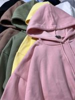 هودی کراپ ساده سه نخ داخل کرک(3390) - Image 7