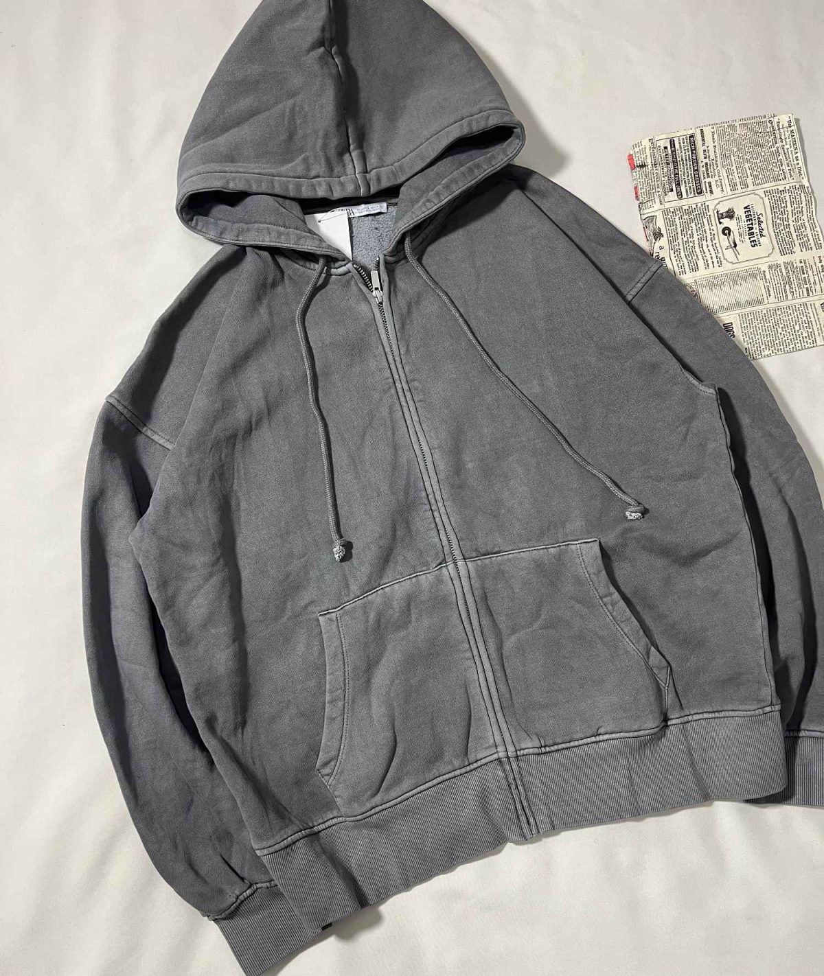 IMG_3068_3_11zon سویشرت وارداتی زارا سنگشور سه نخ داخل کرک موشی و طوسی(3398) - Image 8