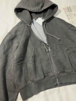 سویشرت وارداتی زارا سنگشور سه نخ داخل کرک ذغالی(3397) - Image 3