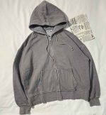 سویشرت وارداتی زارا سنگشور سه نخ داخل کرک موشی و طوسی(3398) - Image 4