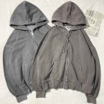 سویشرت وارداتی زارا سنگشور سه نخ داخل کرک موشی و طوسی(3398)