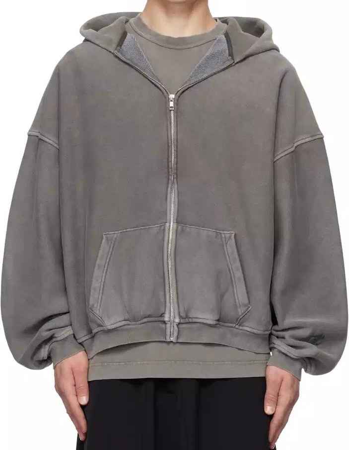 IMG_3087_12_11zon سویشرت وارداتی زارا سنگشور سه نخ داخل کرک موشی و طوسی(3398) - Image 6