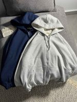 سویشرت ساده باکسی سه نخ داخل کرک(3402) - Image 2