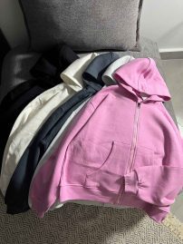 سویشرت باکسی ساده دو جیب سه نخ داخل کرک(3404)