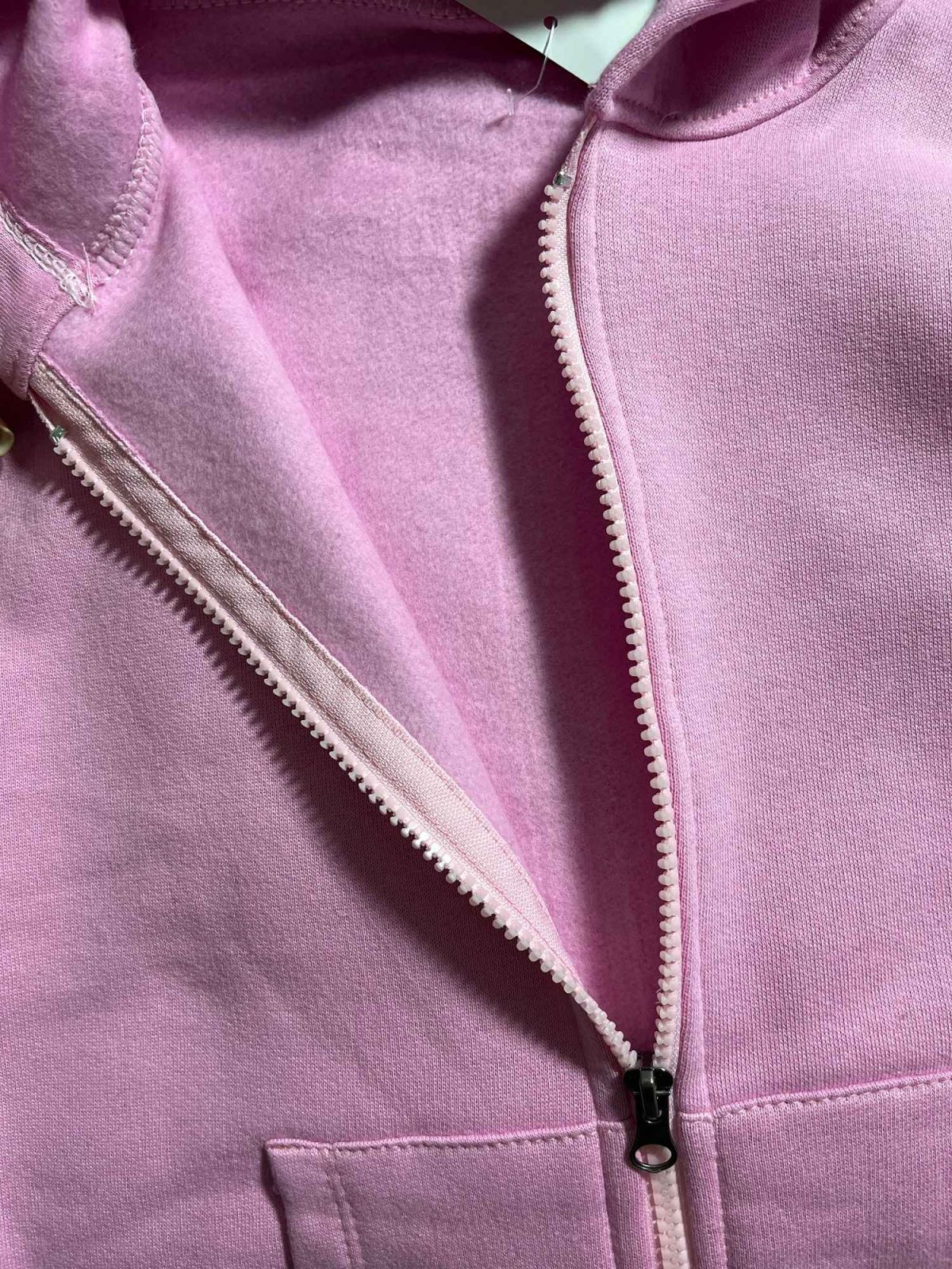 سویشرت باکسی ساده دو جیب سه نخ داخل کرک(3404) - Image 5