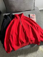 دورس نیم زیپ ساده باکسی سه نخ داخل کرک(3405) - Image 3