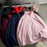 دورس نیم زیپ ساده باکسی سه نخ داخل کرک(3405)