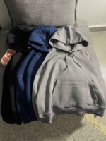 هودی ساده باکسی سه نخ داخل کرک(3411) - Image 2