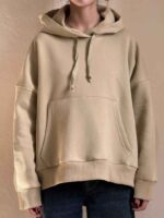 هودی ساده باکسی سه نخ داخل کرک(3411) - Image 9