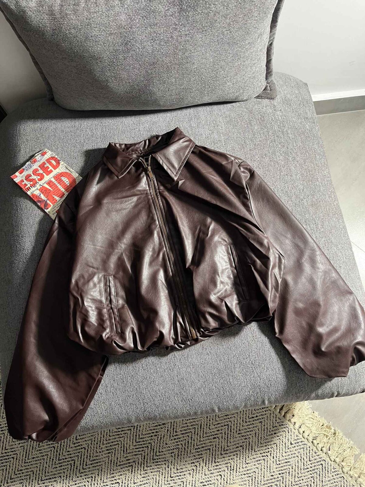 بامبر چرم آستردار(3410) - Image 2