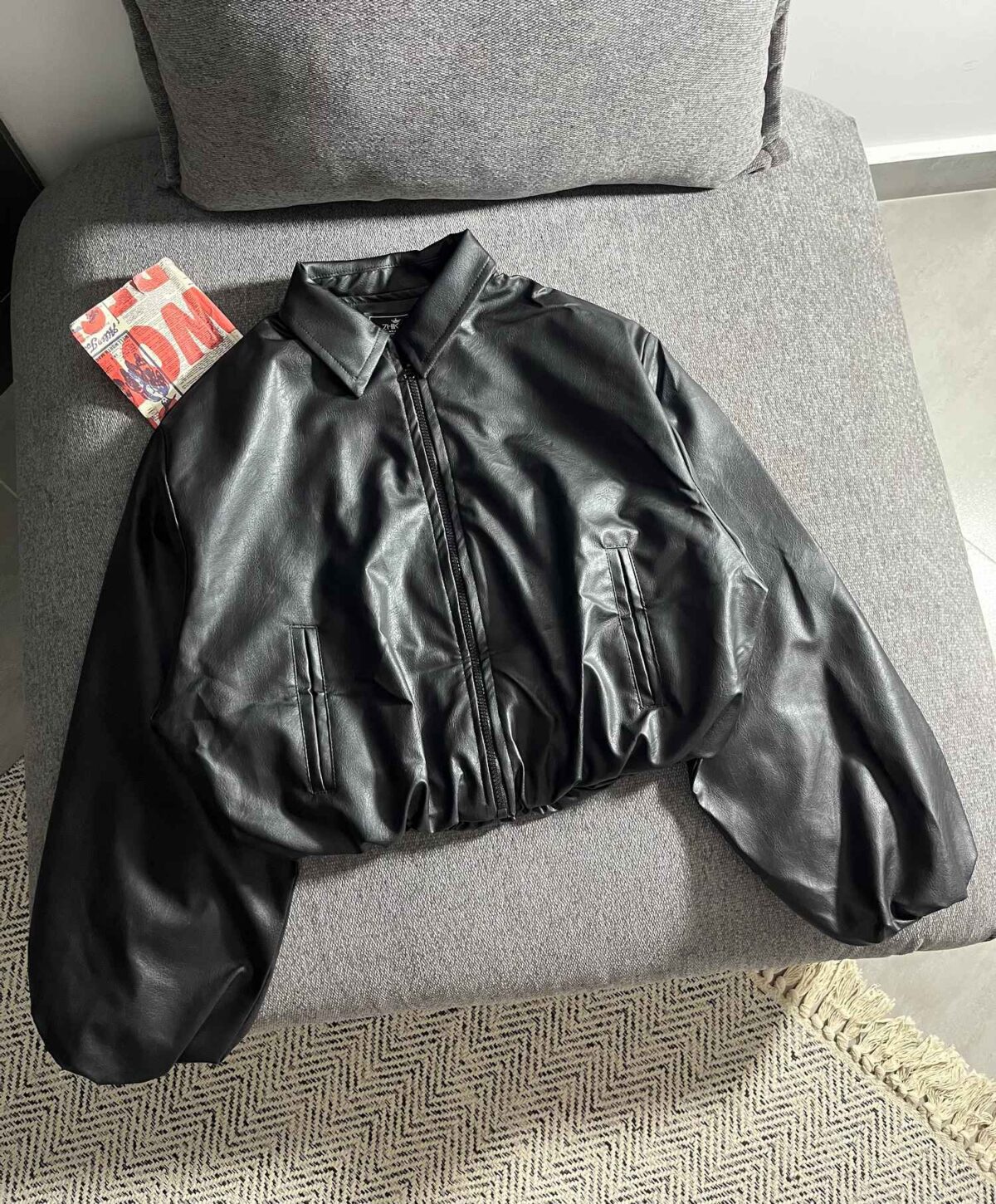 بامبر چرم آستردار(3420) - Image 3