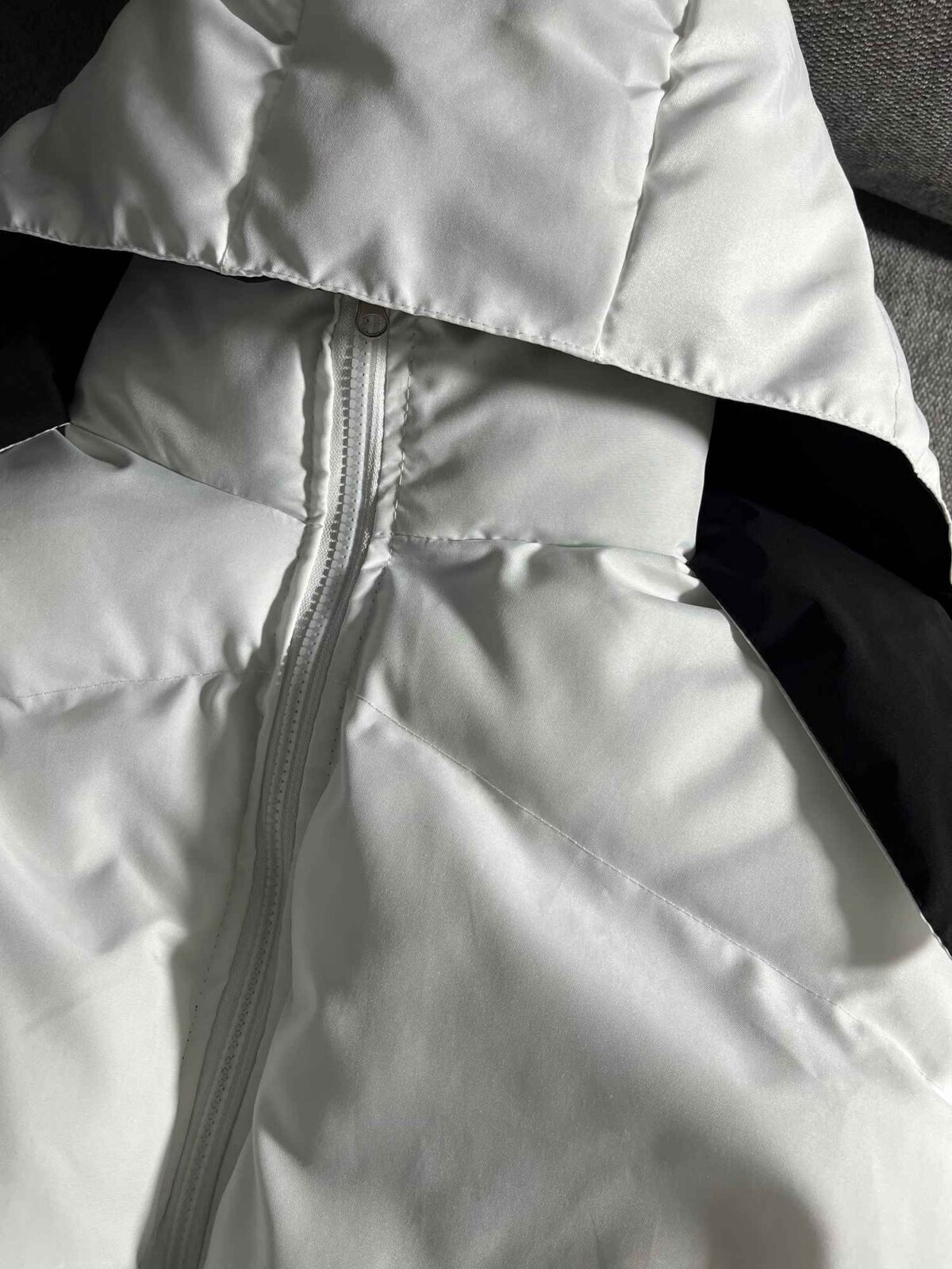 کاپشن پفی باکسی کلاهدار(3421) - Image 5