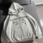 سویشرت وارداتی باکسی new york طوسی سه نخ داخل کرک اورجینال(3426)