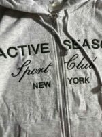 سویشرت وارداتی باکسی new york طوسی سه نخ داخل کرک اورجینال(3426) - Image 3