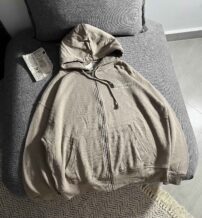 سویشرت وارداتی باکسی نسکافه ای سه نخ داخل کرک اورجینال(3427)