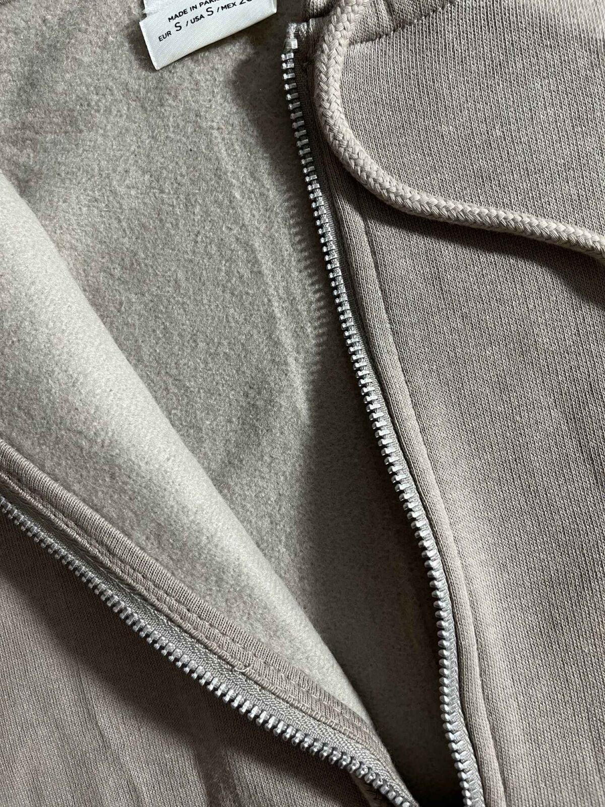 سویشرت وارداتی باکسی نسکافه ای سه نخ داخل کرک اورجینال(3427) - Image 4