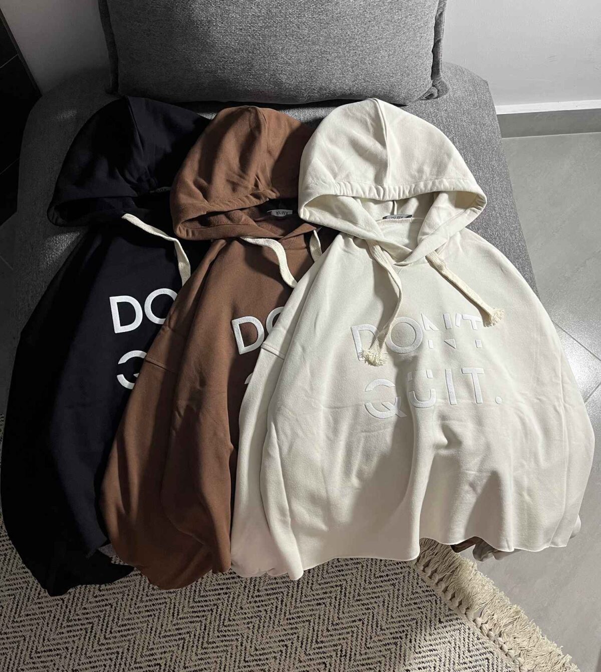 هودی زیرکات DONT QUIT دو نخ داخل کرک(3430) - Image 3