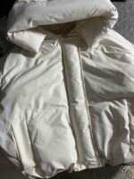 کاپشن پفی باکسی زیپ مخفی کلاهدار(3433) - Image 4