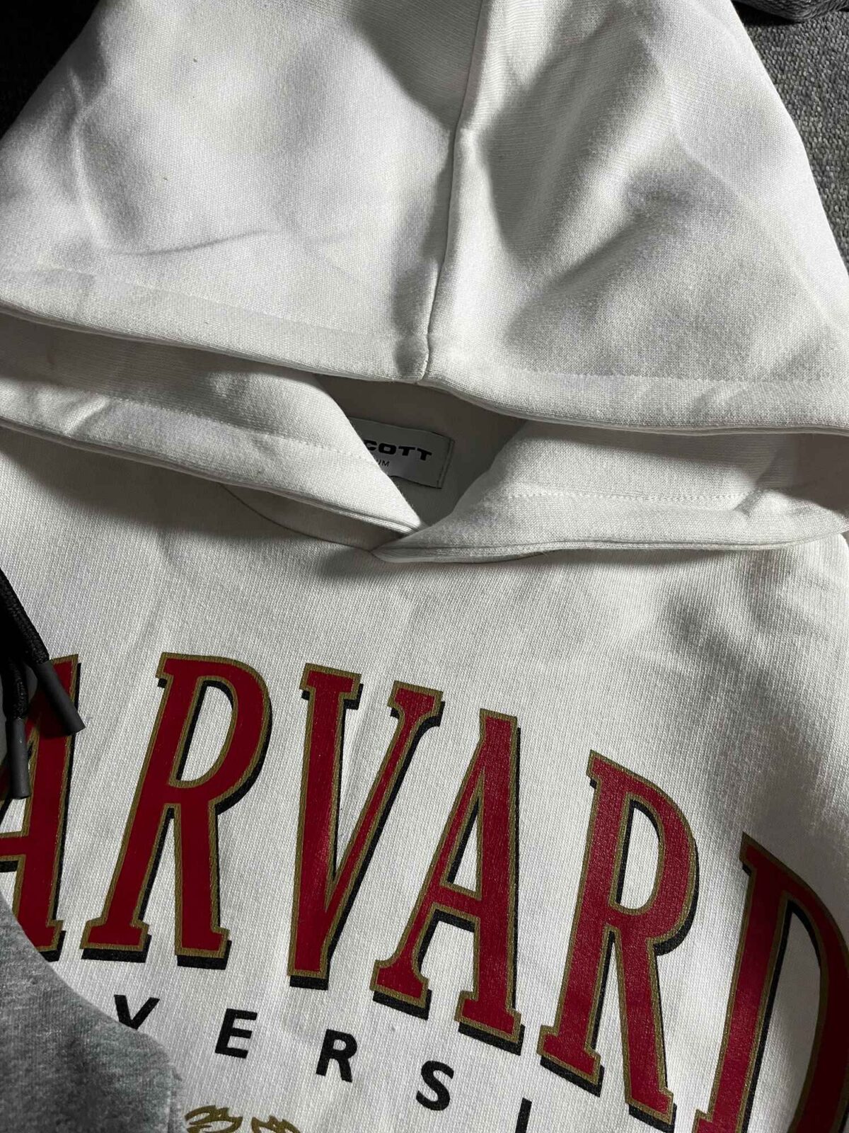 هودی HARVARD وارداتی اورجینال سه نخ داخل کرک گرم بالا(3431) - Image 3