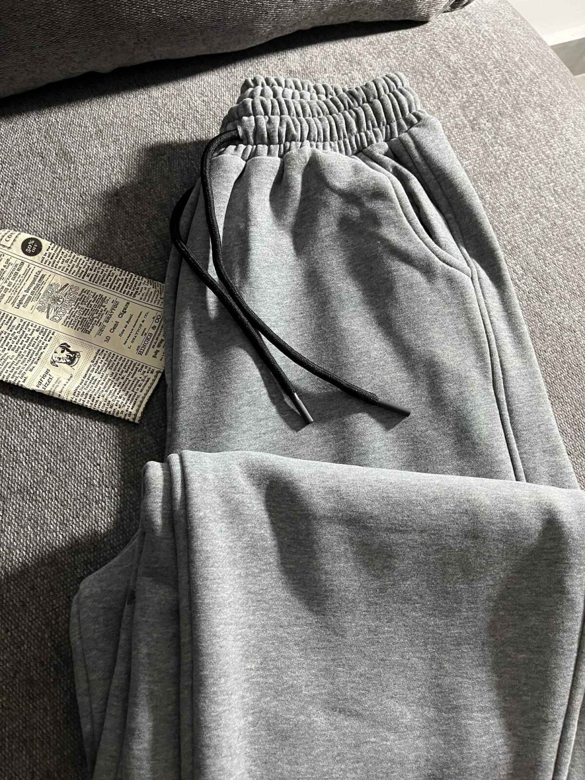 بگ جاگرشو دورس سه نخ داخل کرک طوسی(3432) - Image 3