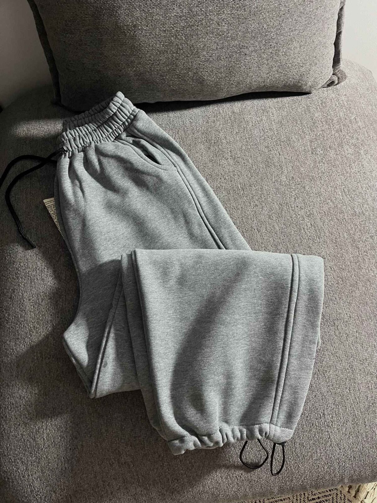 بگ جاگرشو دورس سه نخ داخل کرک طوسی(3432) - Image 5