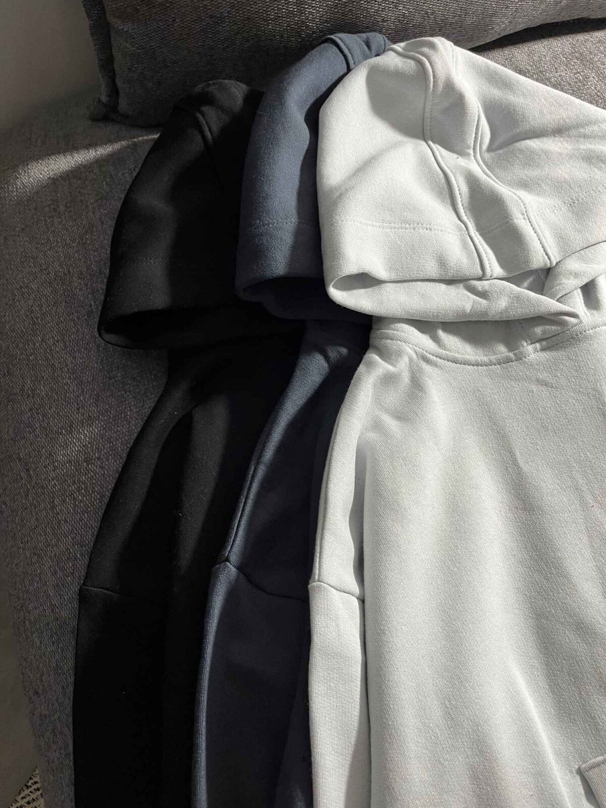 هودی ساده باکسی دورس سه نخ داخل کرک(3436) - Image 5