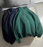 نیم زیپ ساده دورس سه نخ داخل کرک(3437) - Image 2