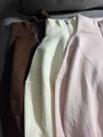 نیم زیپ ساده دورس سه نخ داخل کرک(3437) - Image 3