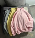 نیم زیپ ساده باکسی سه نخ داخل کرک(3441) - Image 3