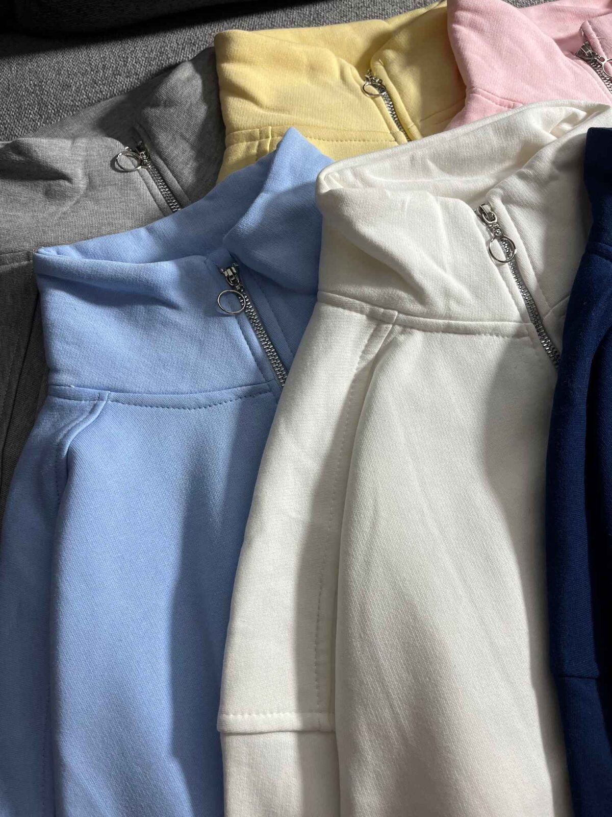 نیم زیپ ساده باکسی سه نخ داخل کرک(3441) - Image 5