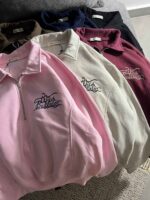 دورس نیم زیپ یقه برگردون سه نخ داخل کرک باکسی(3458) - Image 3