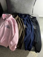 دورس نیم زیپ یقه برگردون سه نخ داخل کرک باکسی(3458) - Image 5