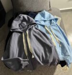 سویشرت باکسی ساده سه نخ داخل کرک(3459) - Image 3